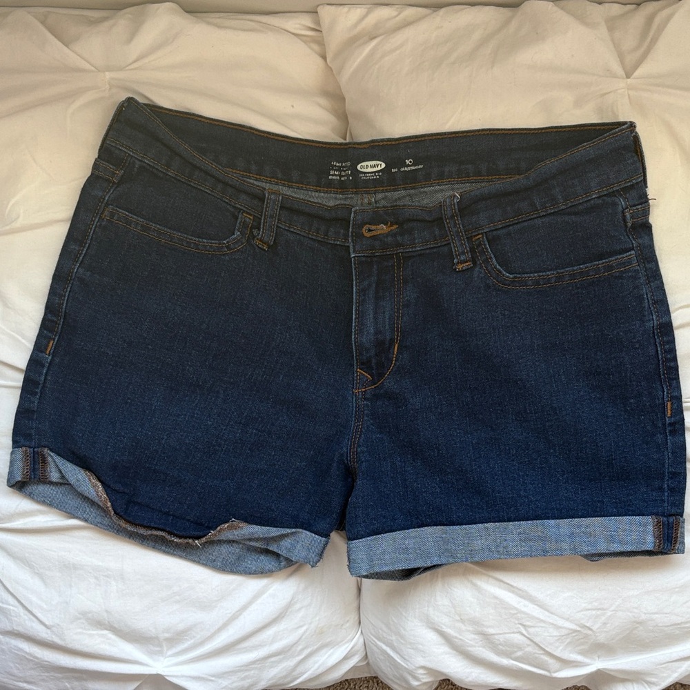 Old Navy Women's Deep Indigo Jean Shorts